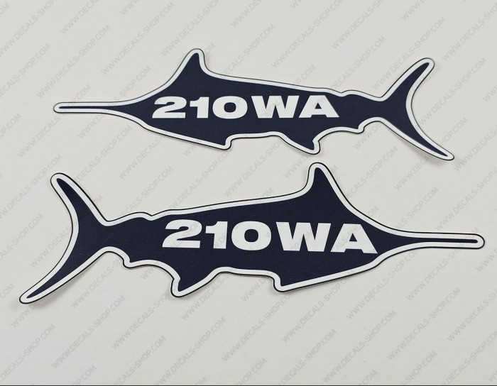 Sea Fox 210WA Boat Logo Decal Set of 2 x 8.25" Sea Fox 210WA Boat Logo Decal Set of 2 x 8.25"